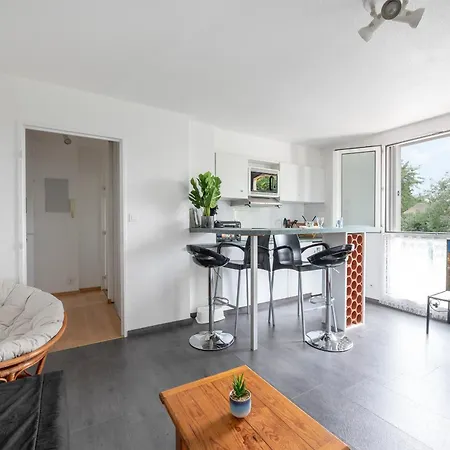 Daire T2 Rangueil - Terrasse + 2 Parkings - 4 Personnes